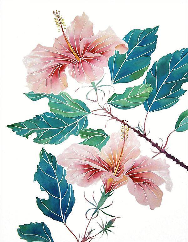 送你一组临摹水彩花卉素材