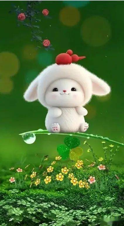 玉兔贺岁:好运常伴,四季平安!