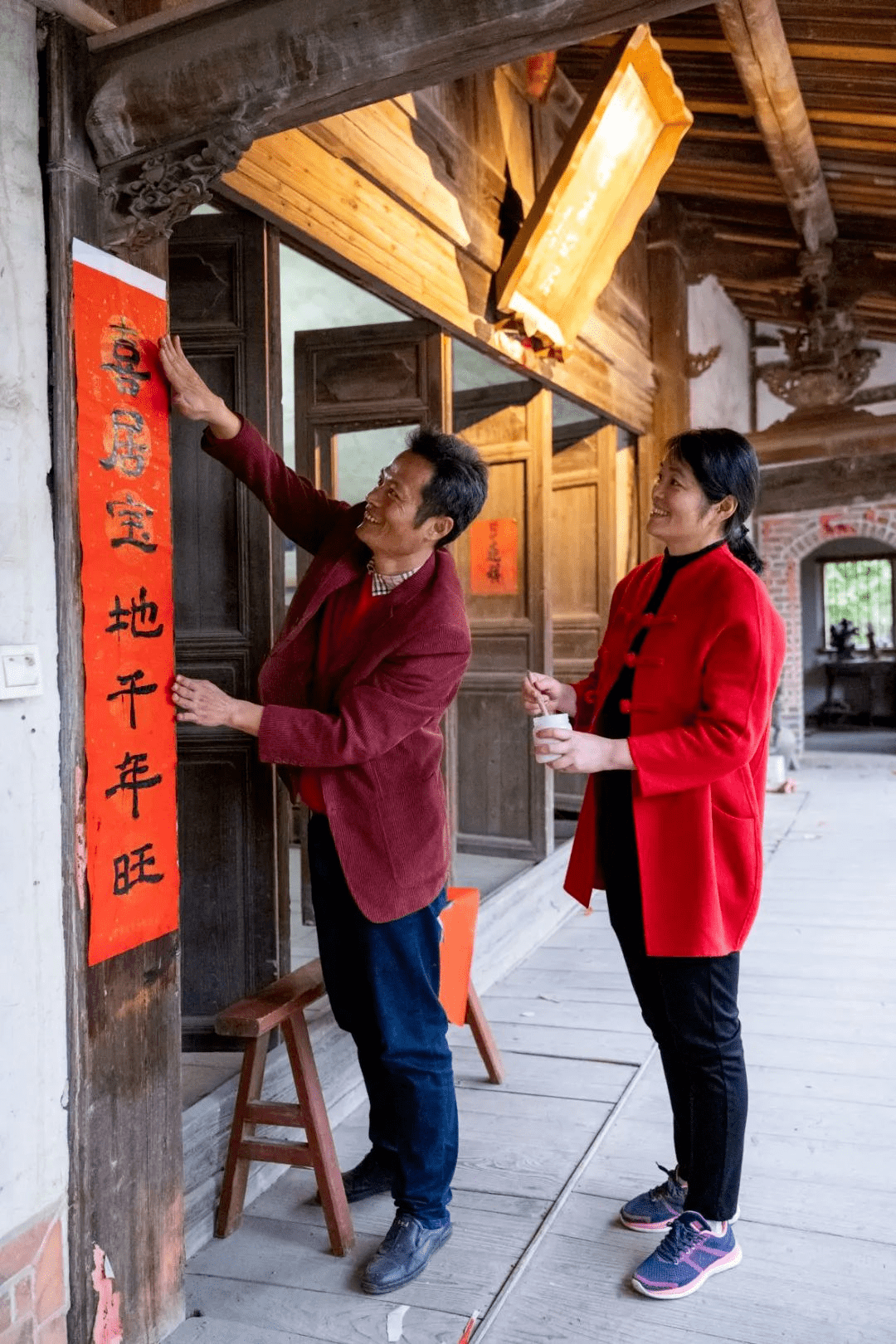 八闽文脉·品福 莆田春节"一年两过 红春联上有白额_习俗_倭寇