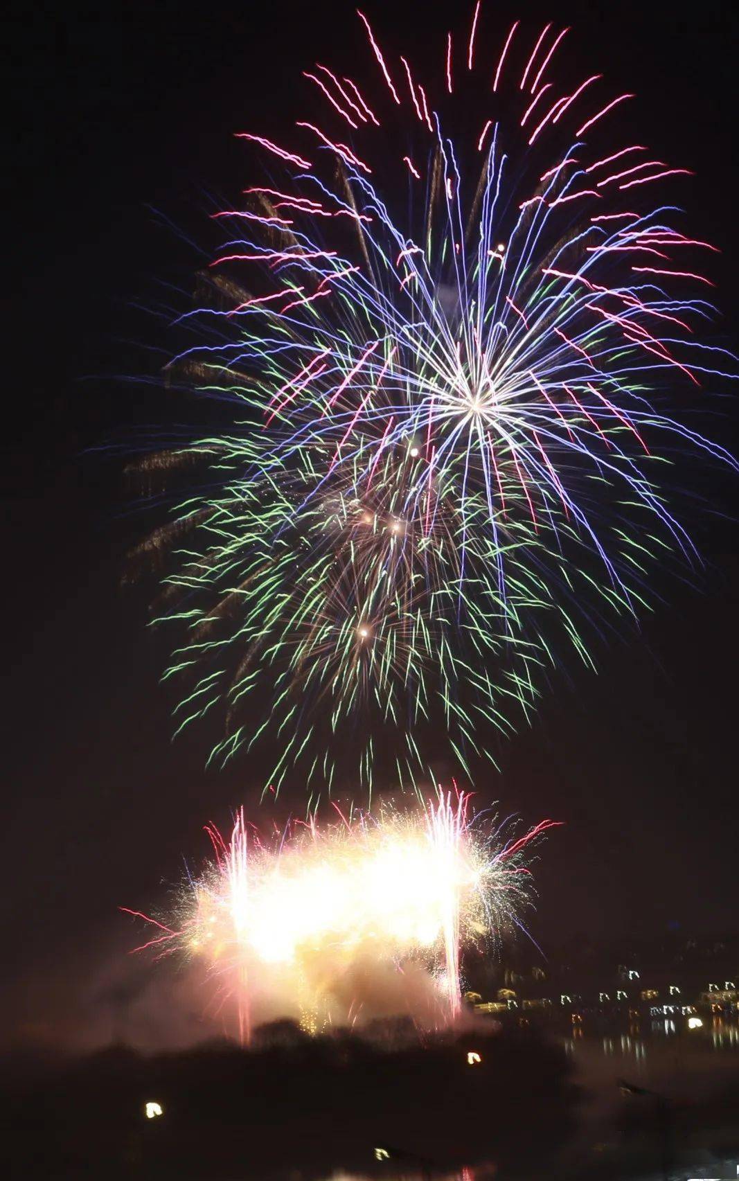 南阳_烟花_人民公园