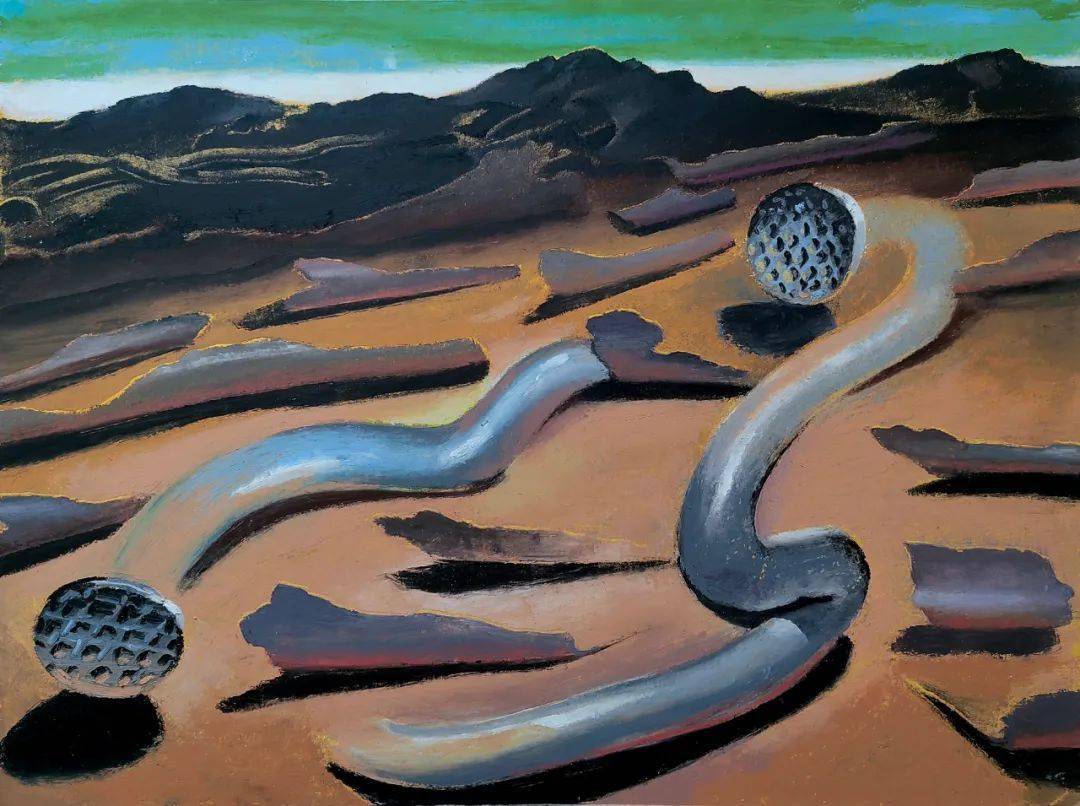 雷波 作品_cm_油画_纸本