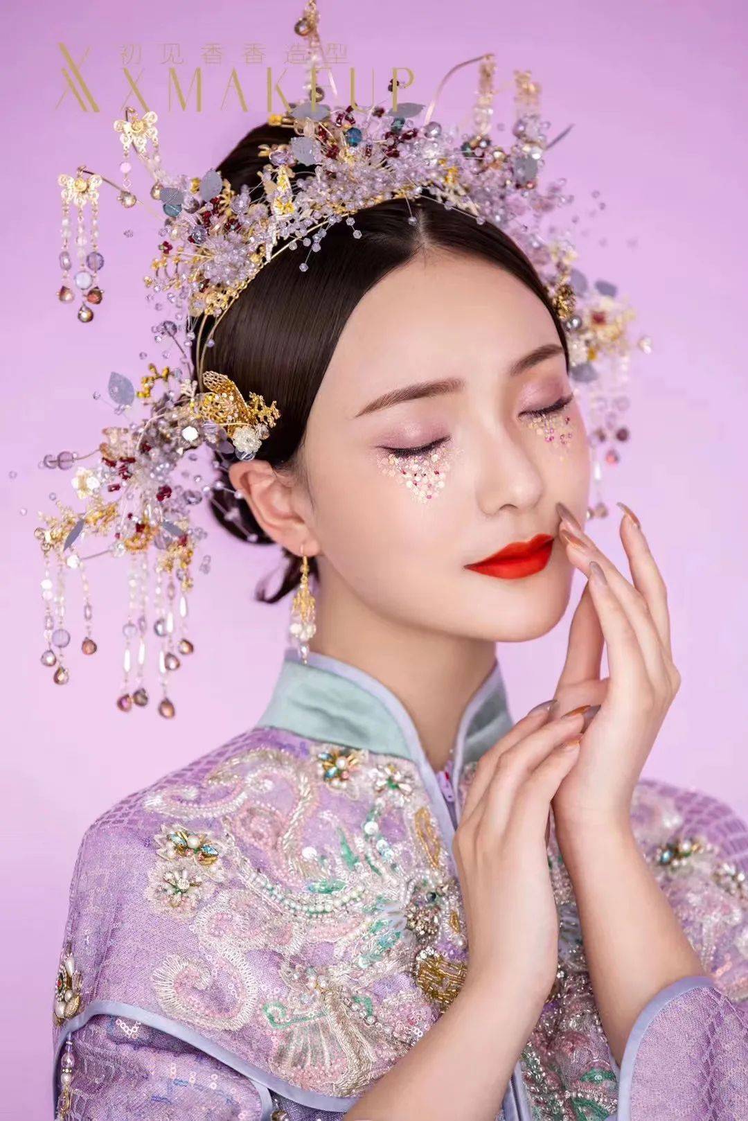 极简高级感中式新娘美炸了