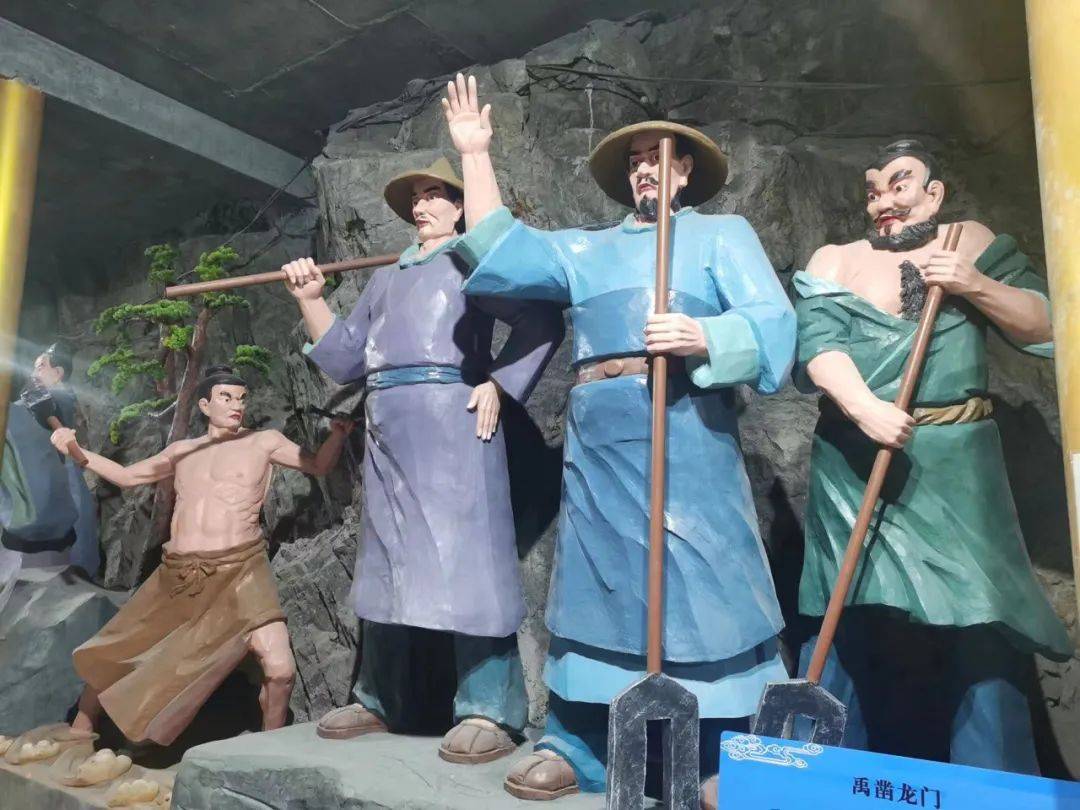 河津龙门古渡喜添新景 禹王洞群雕异彩绽放_雕塑_文化_艺术