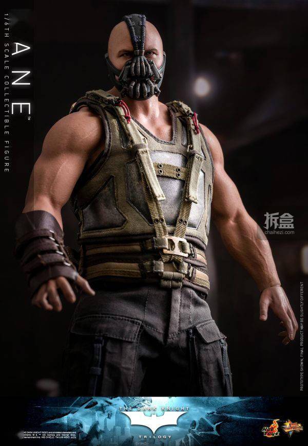 hottoys ht dc 蝙蝠侠黑暗骑士崛起 贝恩bane 1/6可动人偶_设计_面罩