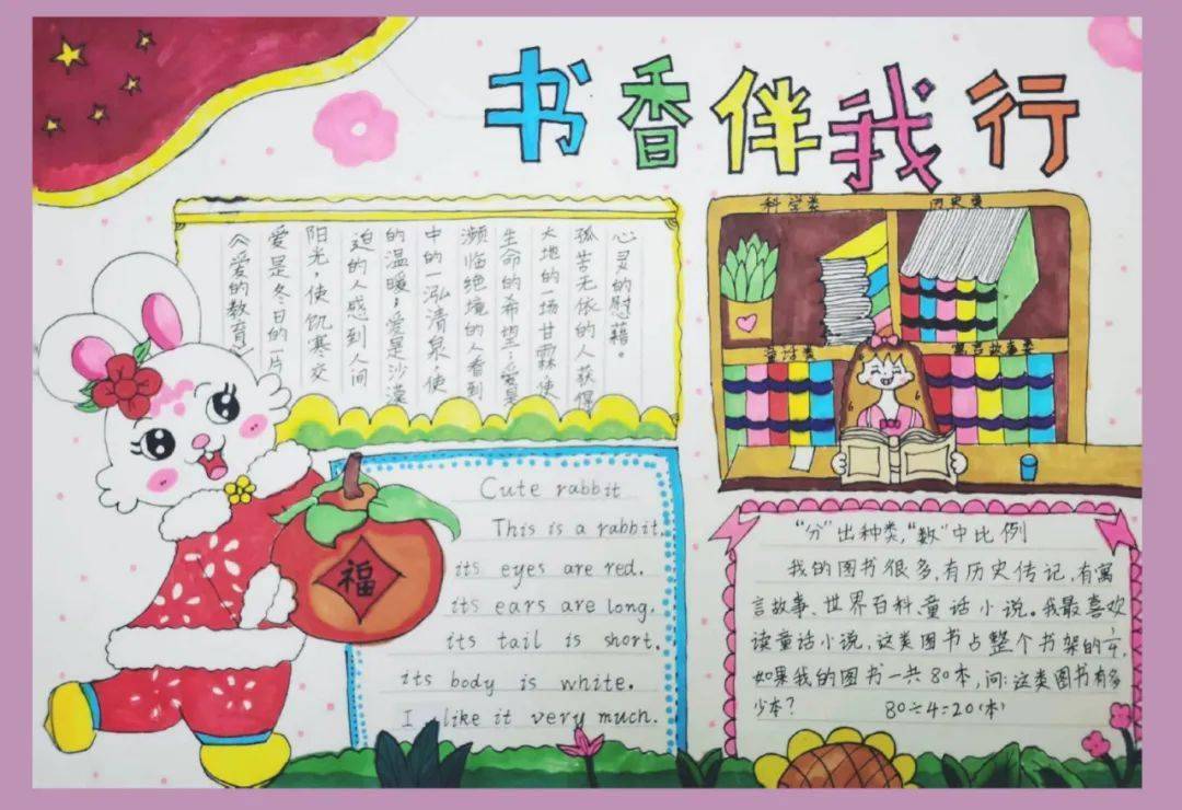 活动二"择一方天地 ,辟一隅书香"happy rabbit year家庭图书角,是盛放