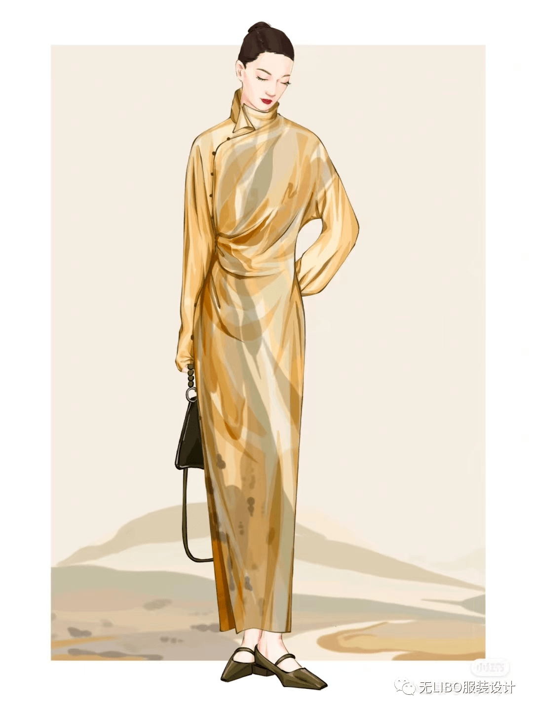 古风/新中式服装系列效果图!(考研模板)_风格_服饰_趋势