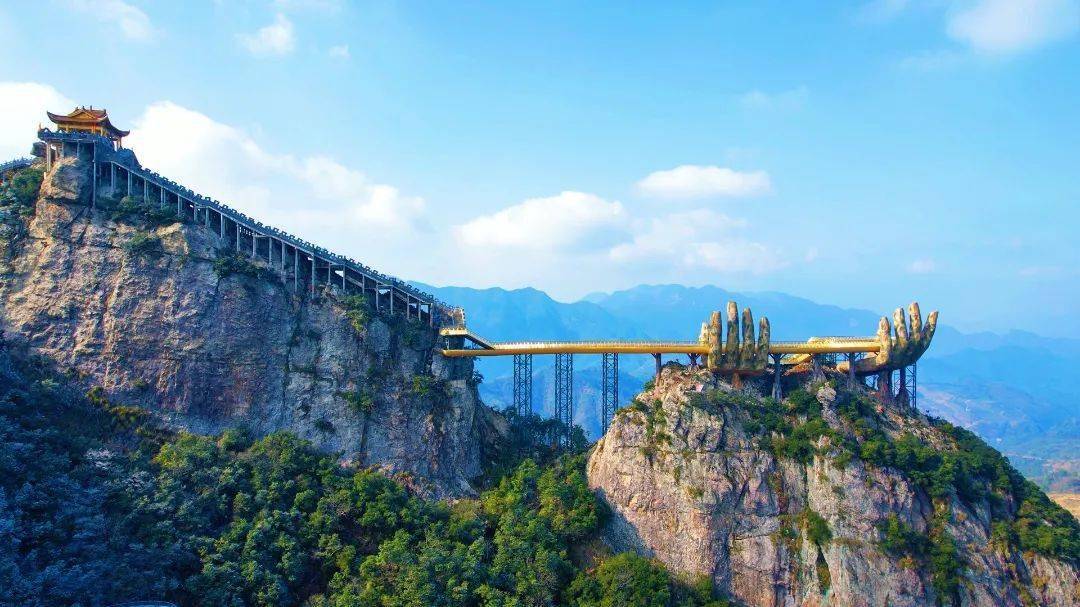 【网红地】 最新网红地—建德马岭天观 漫步佛手桥 打卡天空之境_浦江