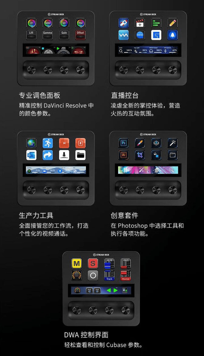 Elgato Stream Deck + 曲播控台发布，售价 1699 元