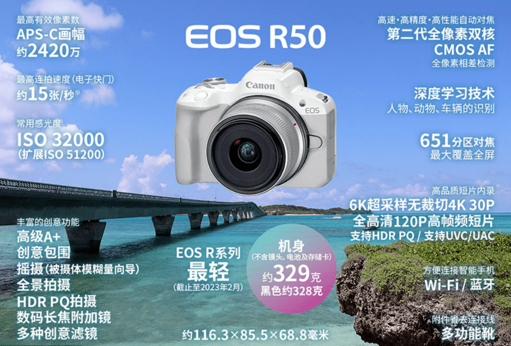 佳能EOS R50测评：仅售4599元的佳能R50值得入手吗？_手机搜狐网