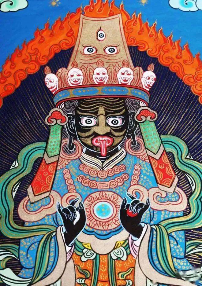 带着哈达与美酒拜谒女财神,当她初到扎基寺,在不同角度和光线下的