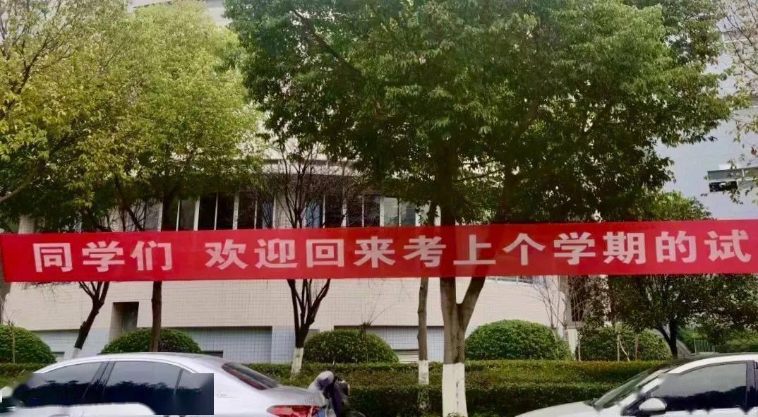 咦,瞧瞧这些迎新横幅