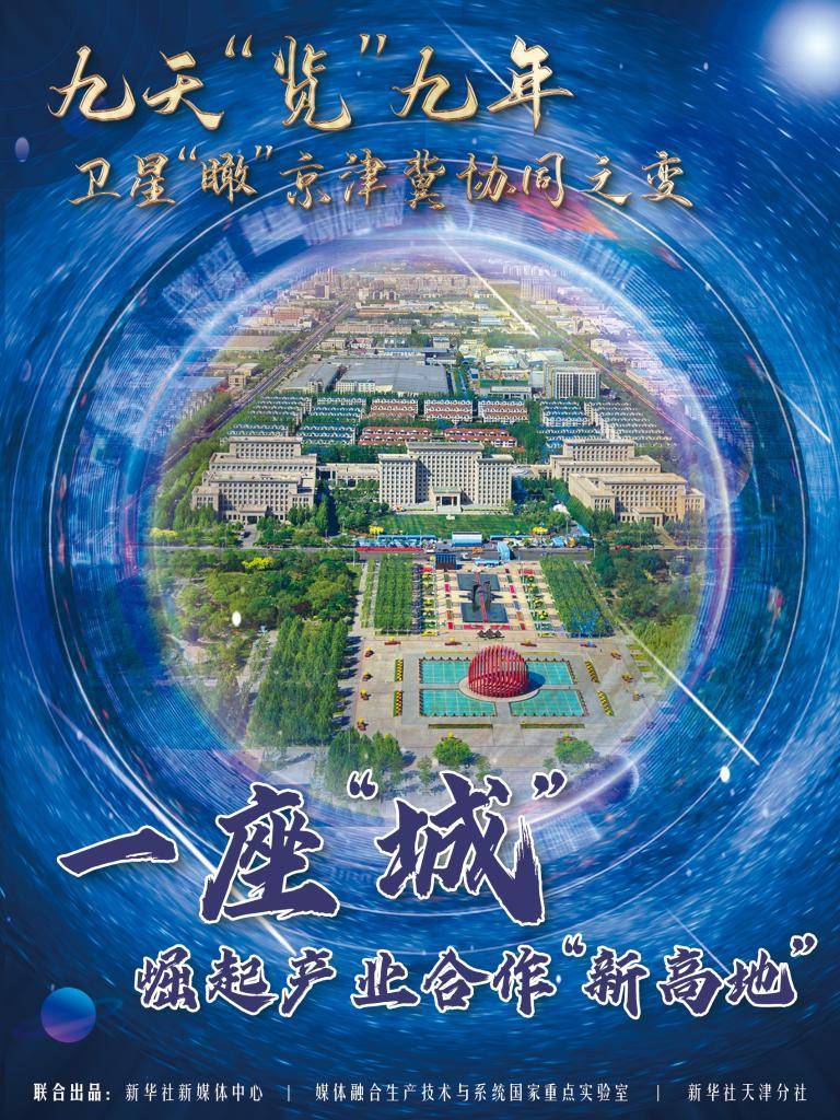 原标题：新华全媒+|卫星瞰京津冀协同发展：一座城，崛起产业合作新高地