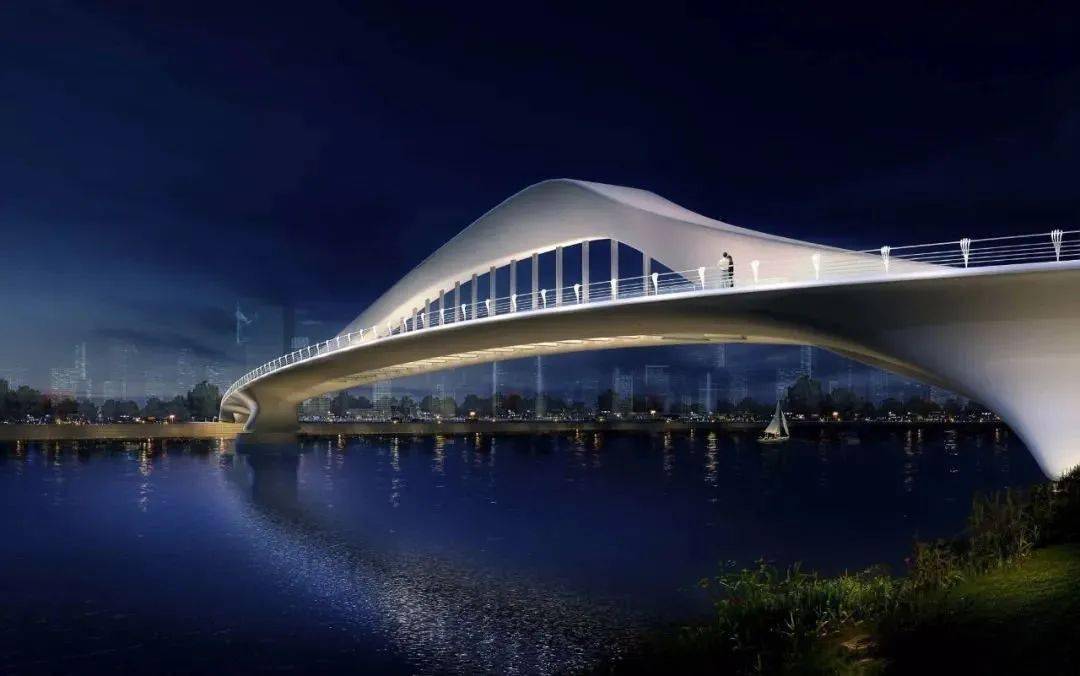 曹娥江城市人行桥建设最新进展_项目_工程_上虞