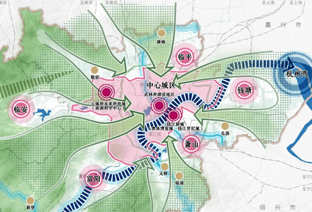 杭州今年重点建设哪些区块？市域空间格局有什么变化？《政府工作报告》解读一_钱江新城