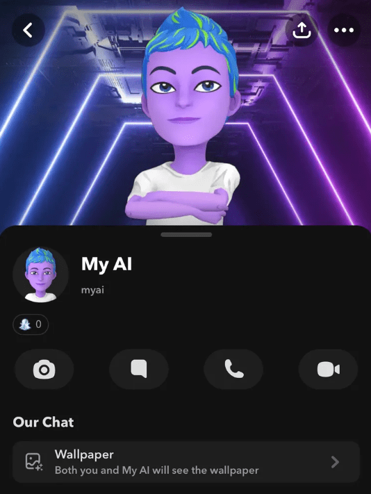 Snapchat发布自有人工智能聊天机器人 被命名为My AI  