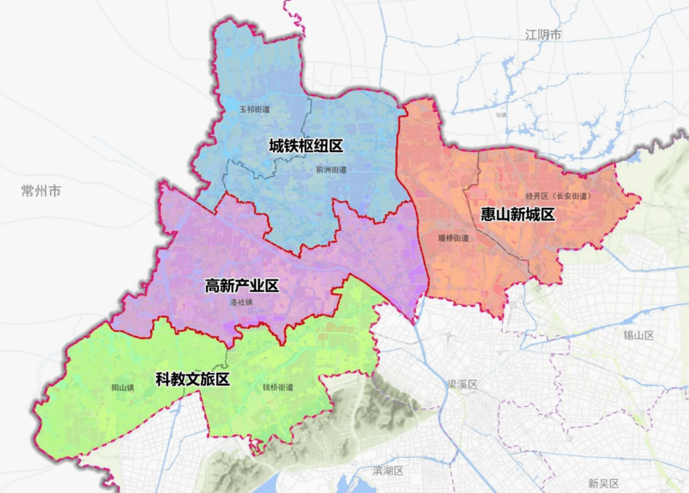 在惠山区最新功能区划分中,阳山被定位为科教文旅区,将依托太湖湾科技