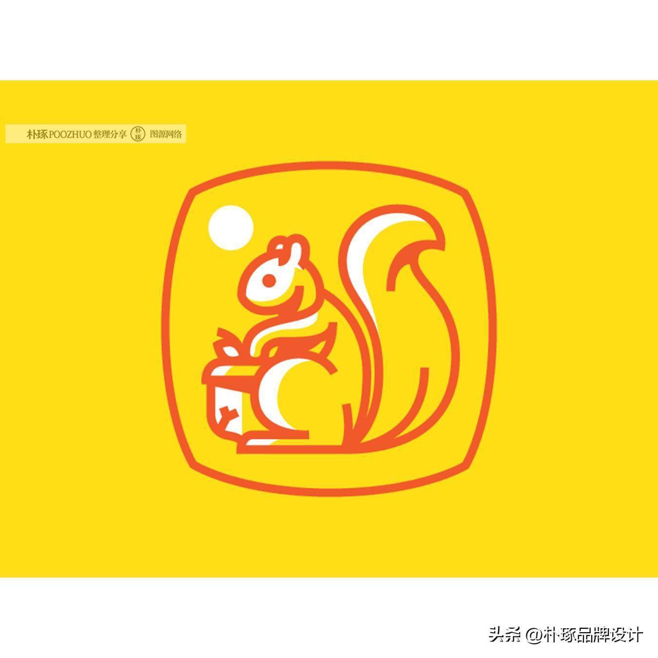 松鼠是个有形象感的符号 | logo设计创意