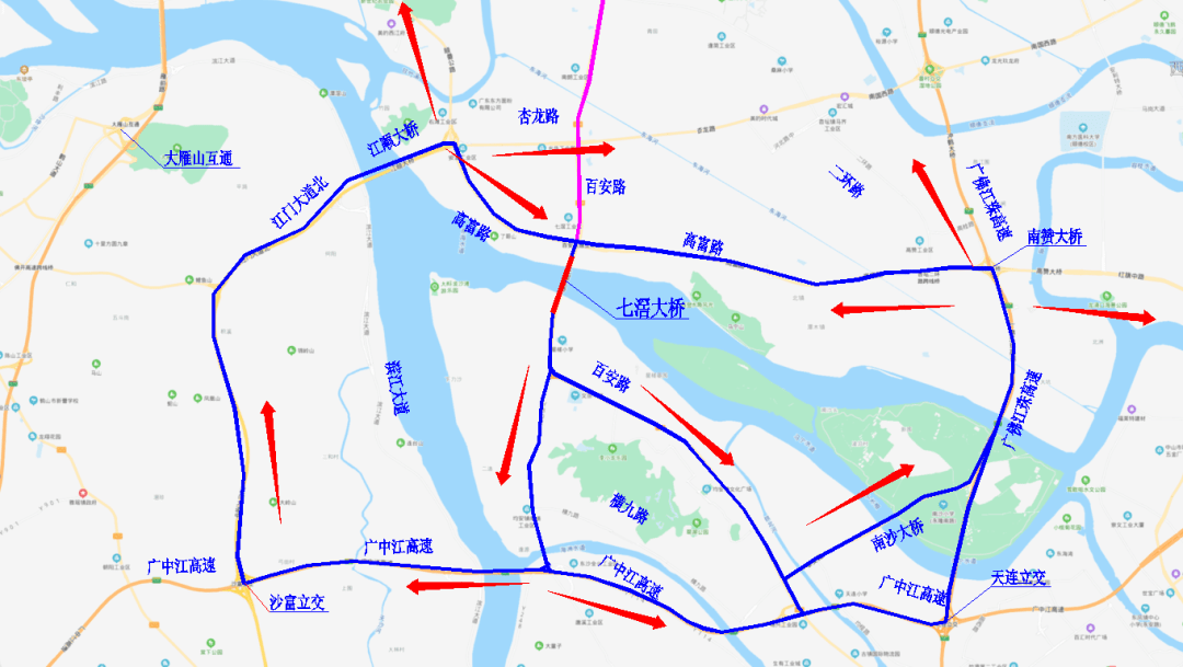 广佛大桥示意图图片