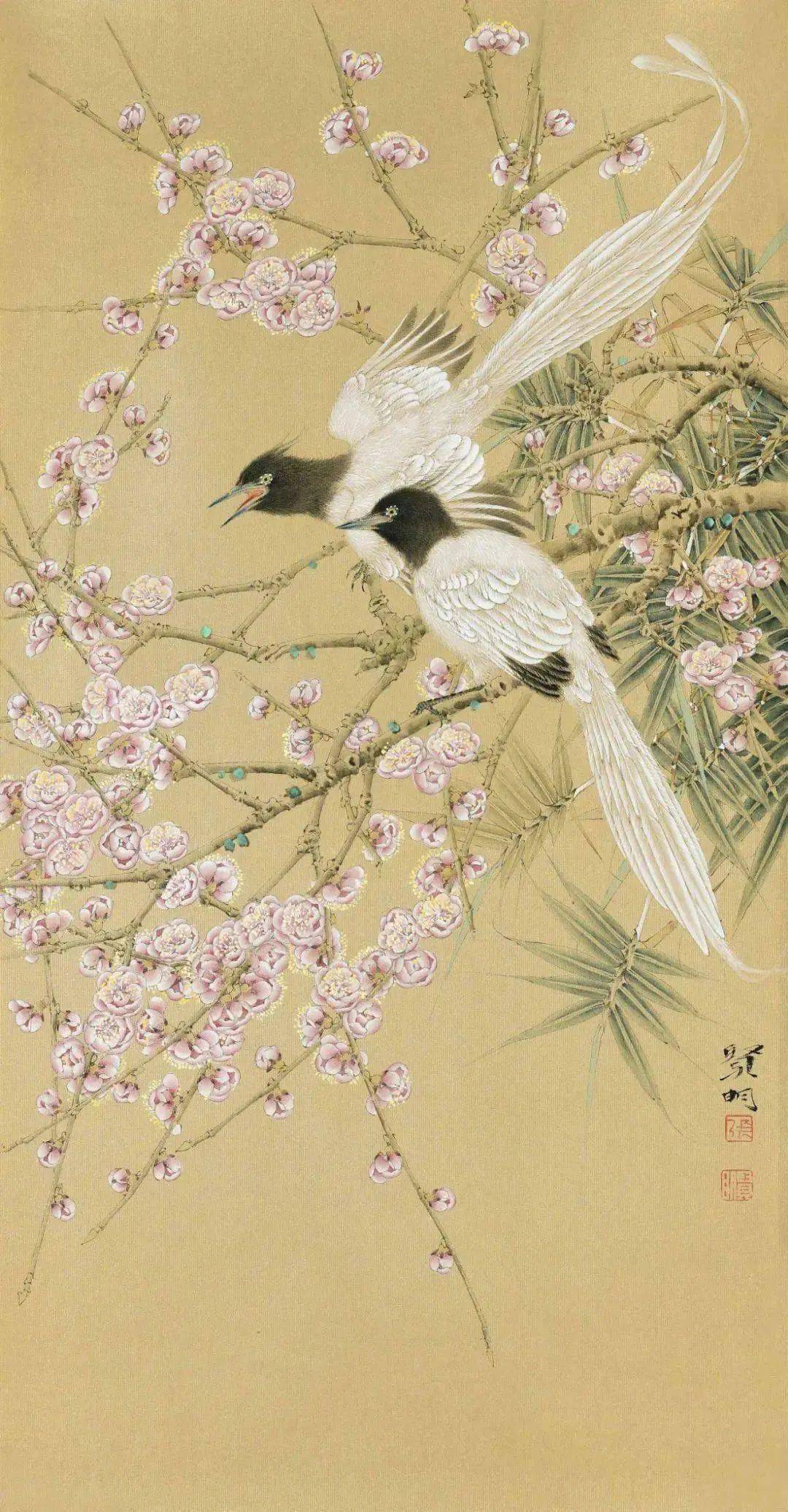 文/张士增我们期待着张贤明工笔花鸟画艺术的新的进步和更大的收获.