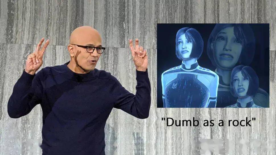 微软现任首席执行官萨蒂亚・纳德拉采访时称 Cortana等语音助手笨得像块石头
