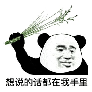熊猫头表情包_时光_语录_心情