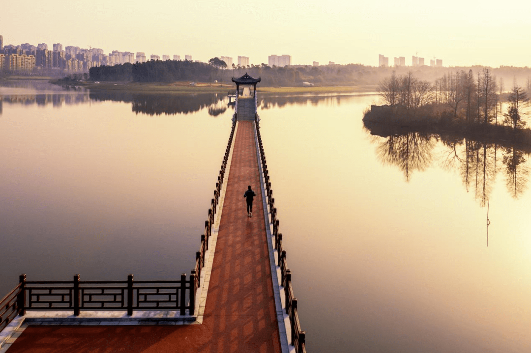 廊桥旖梦 南湖风光_湾沚镇_水梦_生态