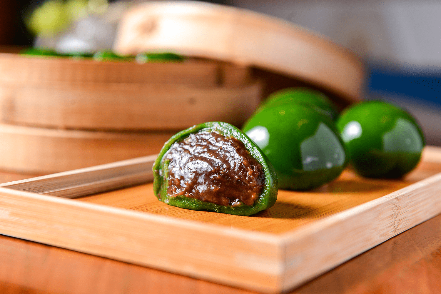 咸甜双姝,清新一春—上海新天地安达仕酒店推出手工青团_豆沙_品牌