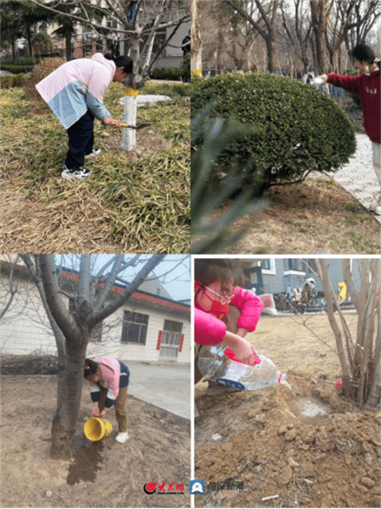 潍坊市尝试小学举办植绿护绿主题活动