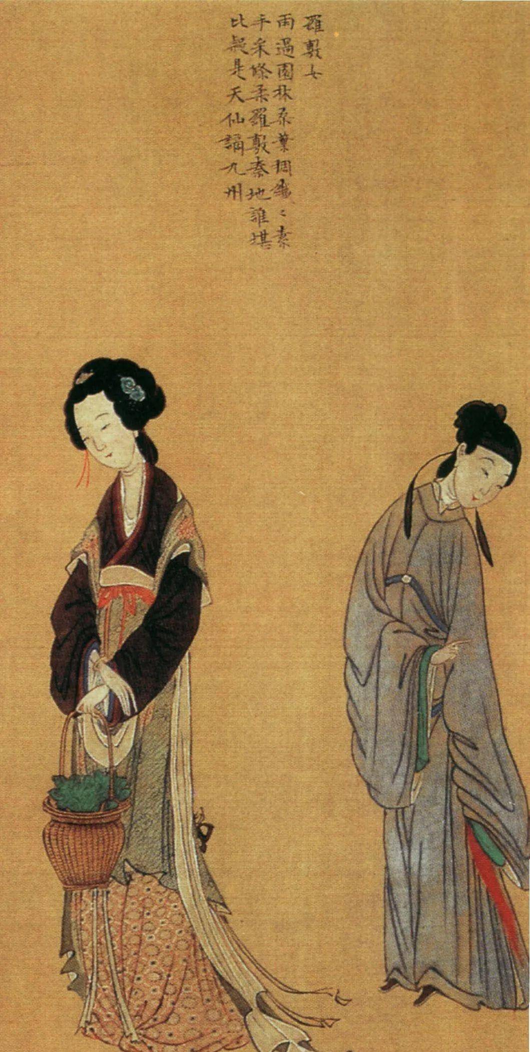 明人画《千秋绝艳图》(高清大图)_人物_女性_平台