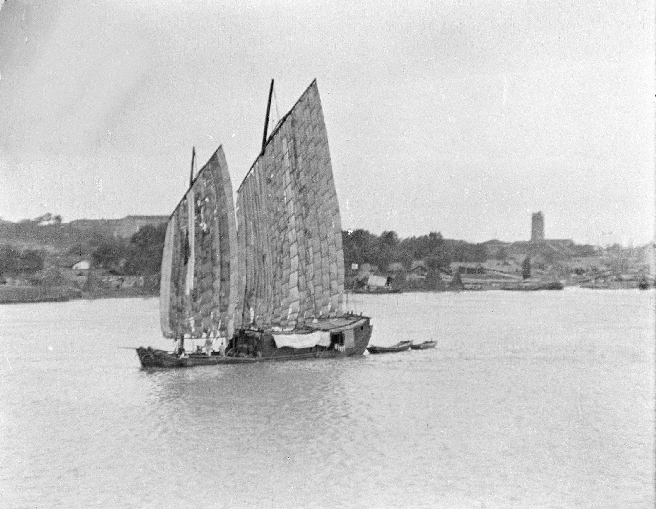 1917年甘博中國行之二:安徽蕪湖,安慶的老照片_長江_民國時期_輪船