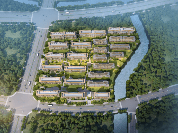【公示】滨江/建杭良渚地块方案公示,规划14幢6-7F洋房+9幢排屋!_配套_项目_数据