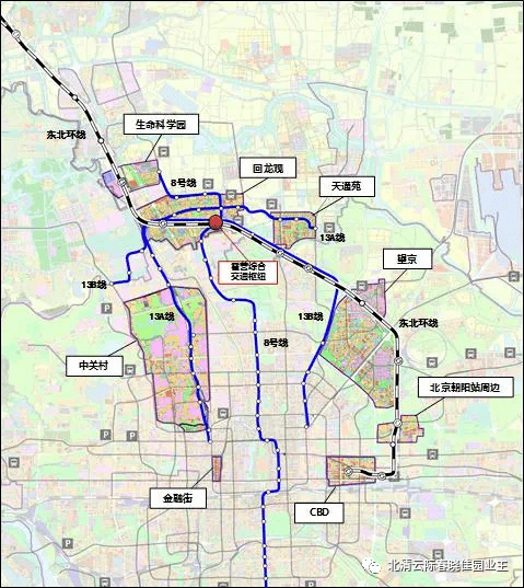 北京市郊鐵路東北環線未來將