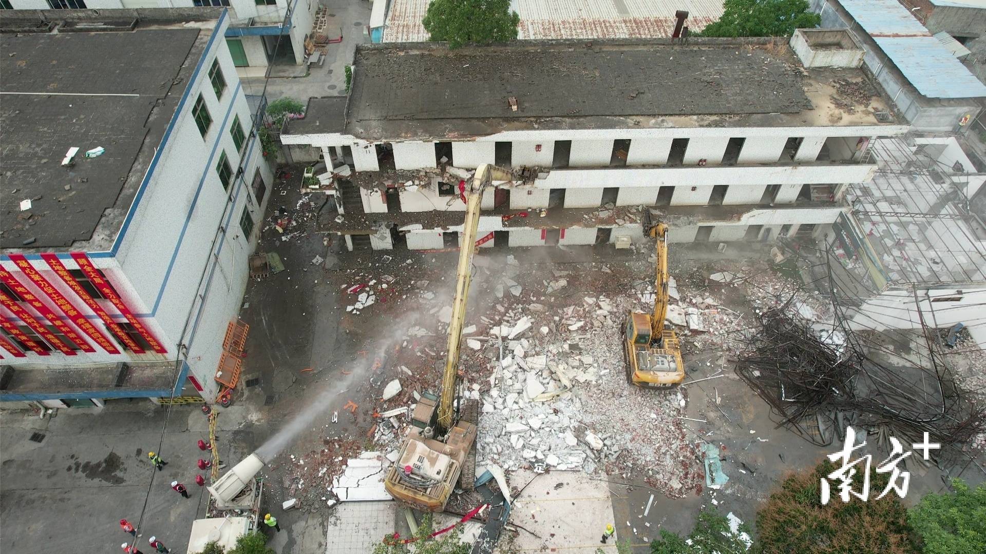 龙岗街道五联社区土地整备利益统筹项目完成“第一拆”_产业_攻坚_空间