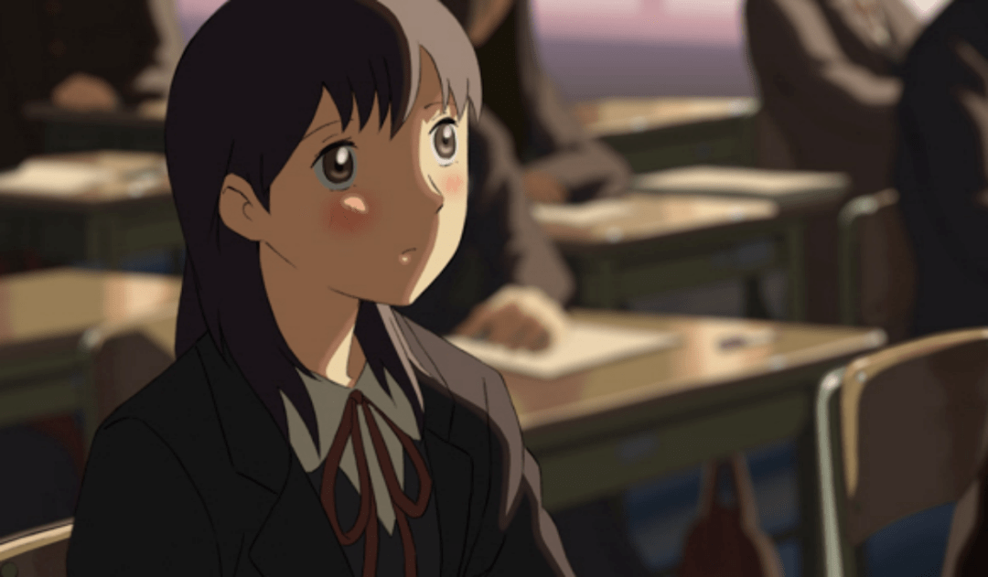 《秒速五厘米》中,苦苦暗恋却发现男主心有所属后,放弃告白的澄田花苗