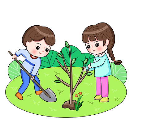 【学雷锋见行动】小手拉大手 植树造林添新绿_活动_实践_绿化