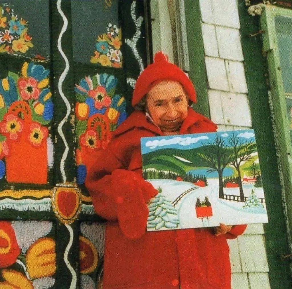 加拿大民间艺术家她叫莫娣·刘易斯画出了这个世界的五彩斑斓竟有这样