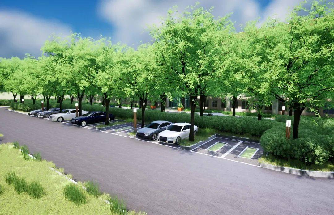 新建,改建多处停车场!_车位_马鞍山_绿化