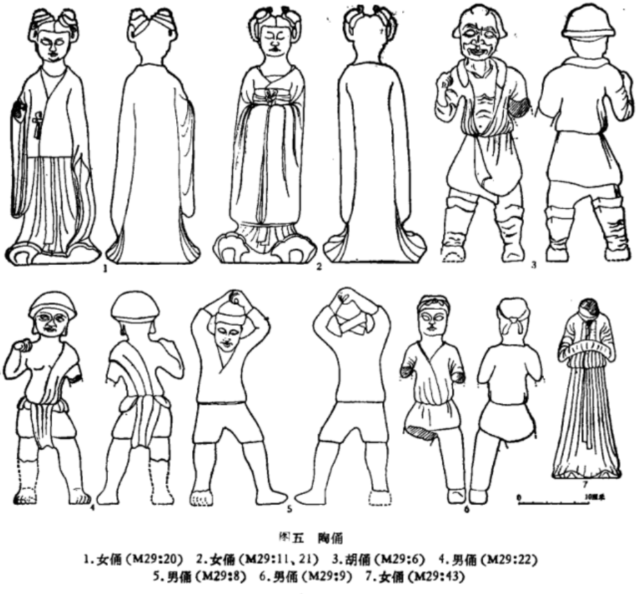 铺地砖皆为二方连续的莲花砖(图二,6).