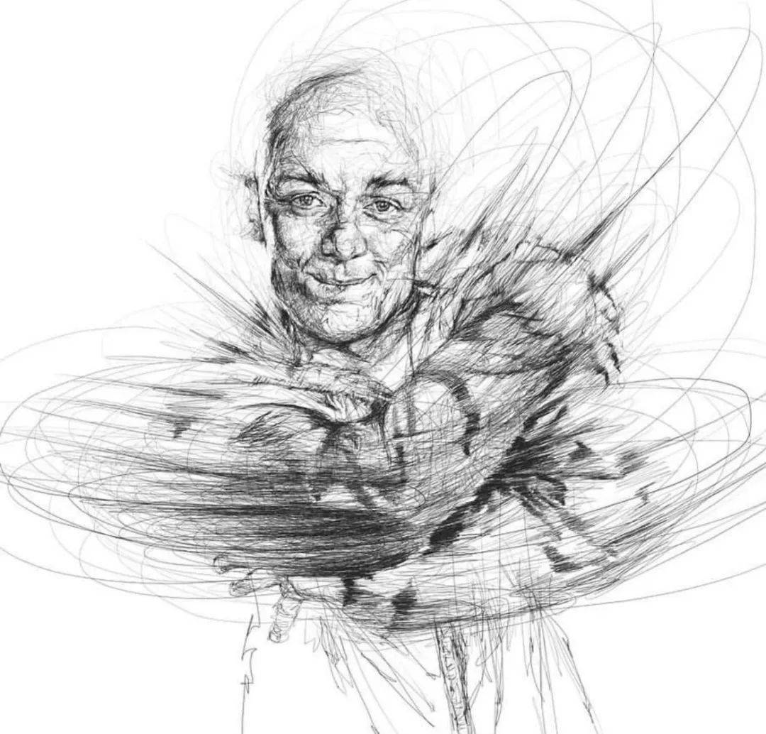 马来西亚插画家的飞线素描_在线_艺术_绘画