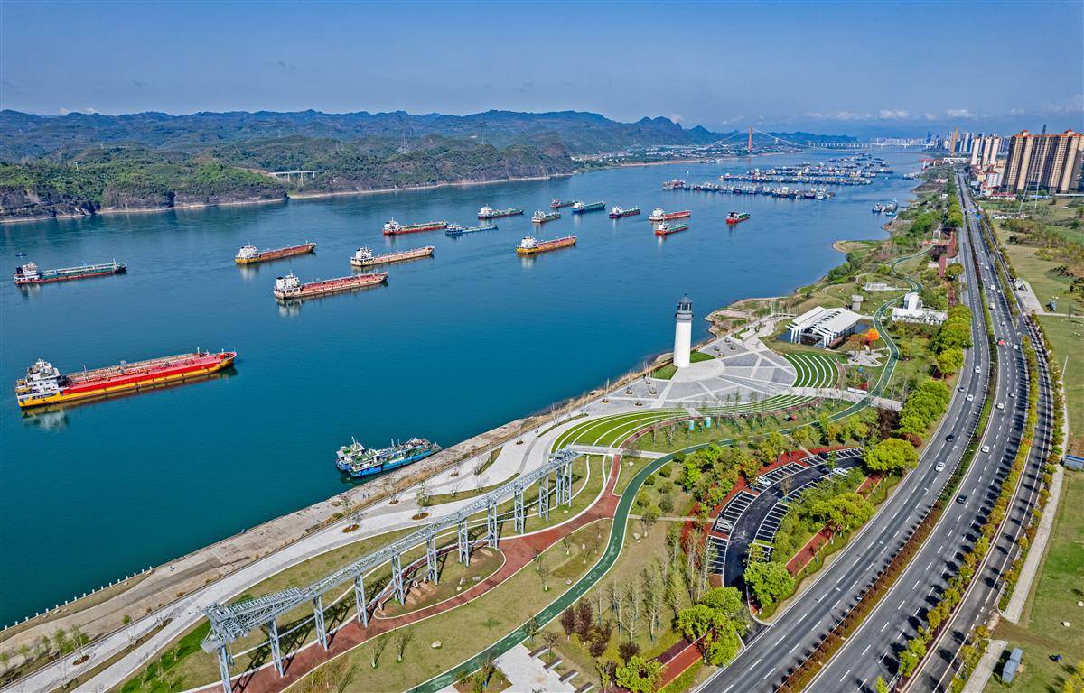 宜昌长江岸线绿色生态廊道猇亭段抓紧建设_保护_灯塔_广场