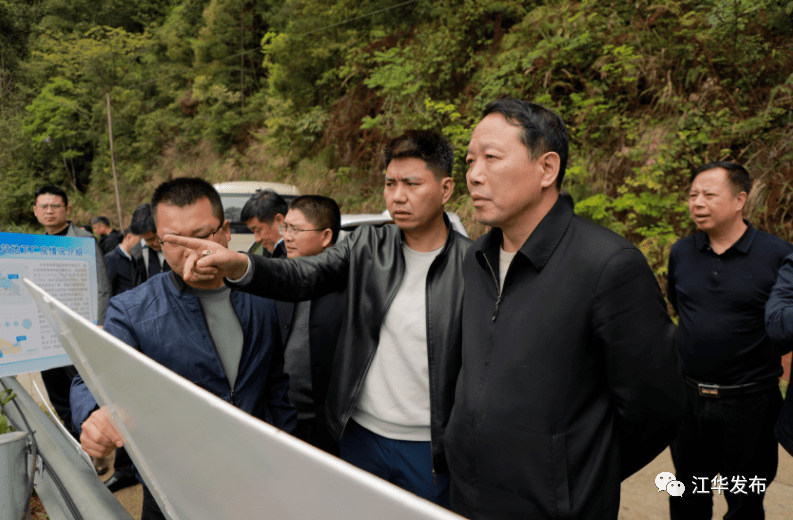 4月7日,县委书记段贵建带队到湾水源抽水蓄能电站项目现场,对项目移民