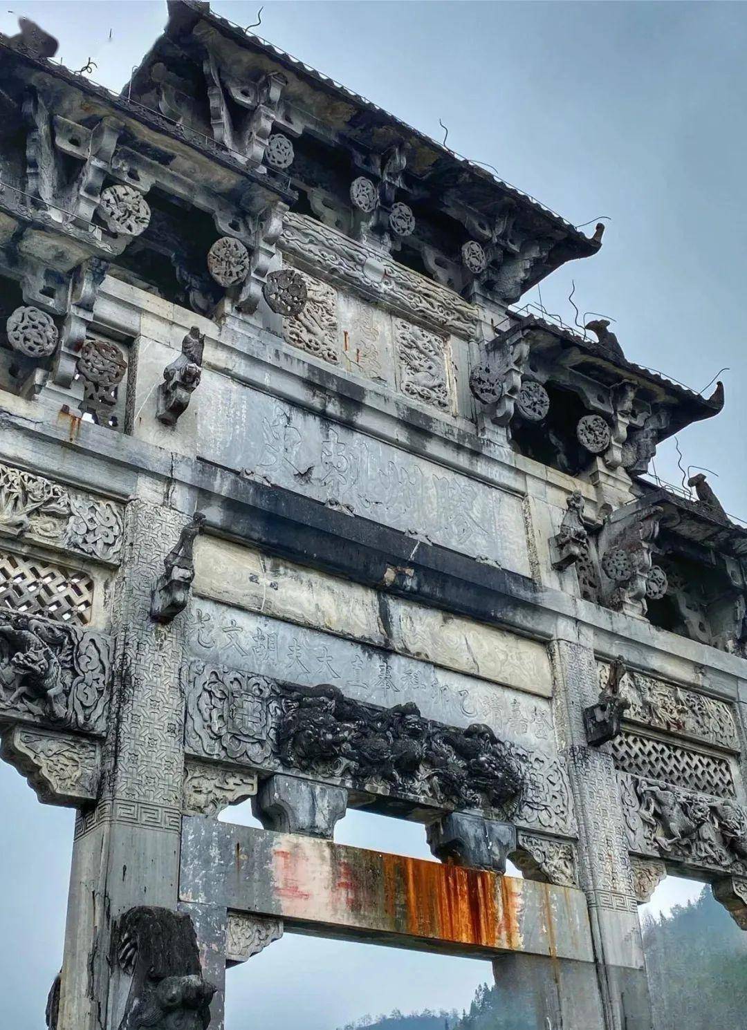 相约安徽·向春而行 | 徽州石雕的宏大与细微之美_许国_石牌坊_摄图