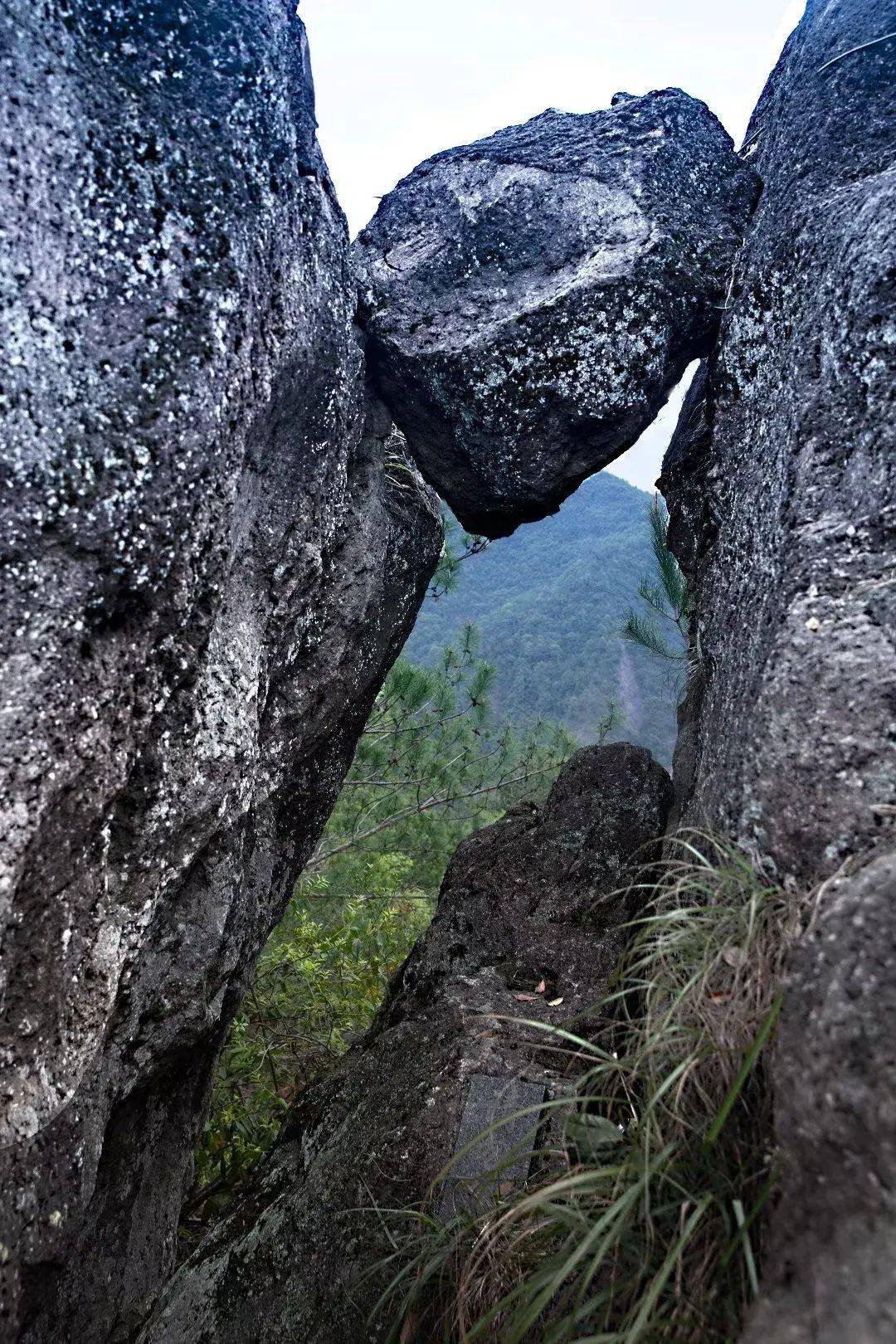 我從景區大門行走至鼎湖大橋,站在橋上往東望,步虛