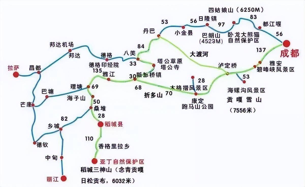 中国西部行十大自驾游精品旅游线路