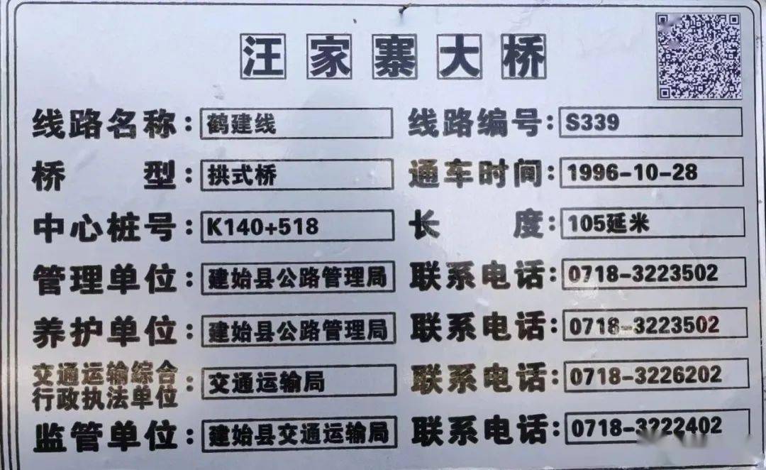 桥梁保护区公示牌中桥及以上公路桥梁,按内容分特大桥,大桥,中桥设置