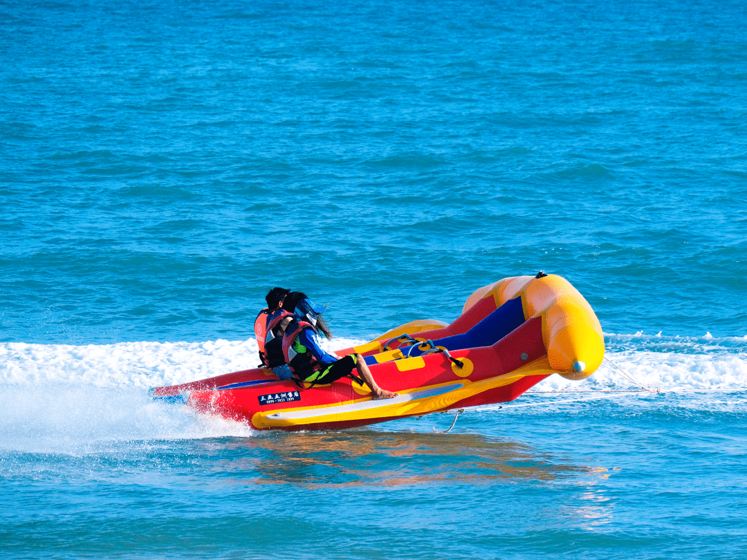 彩虹拖伞,水上飞人,观光潜水.
