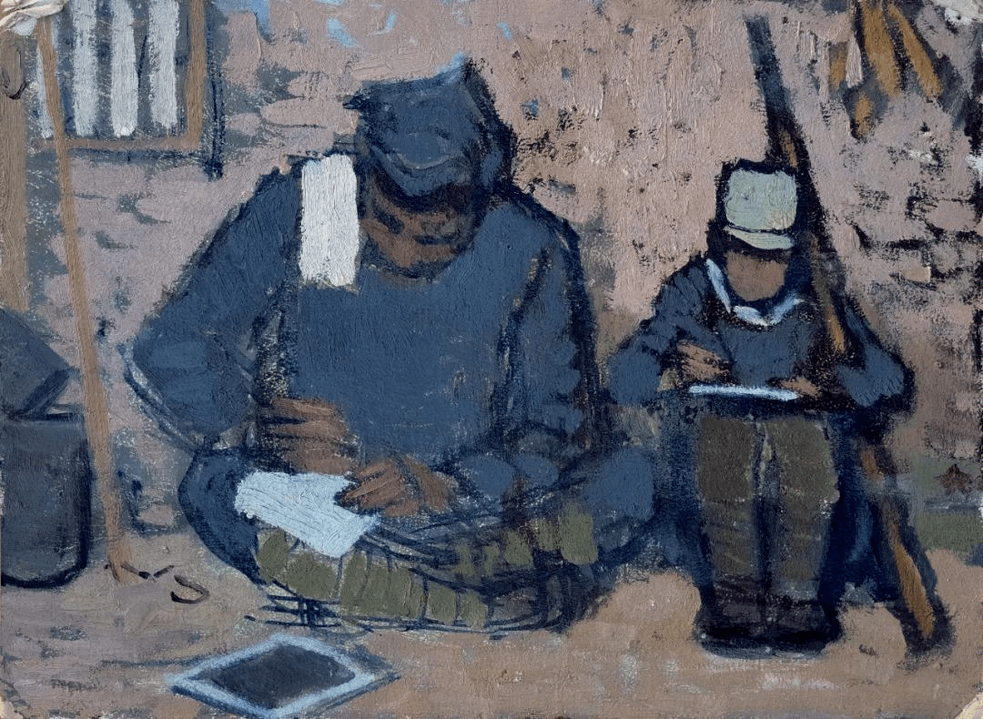 历史的语言——第五届中国油画双年展 | 《同学》孙滋溪_展览_创作_cm