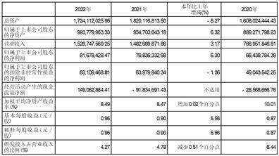 德马科技集团股份有限公司2022年度陈述摘要