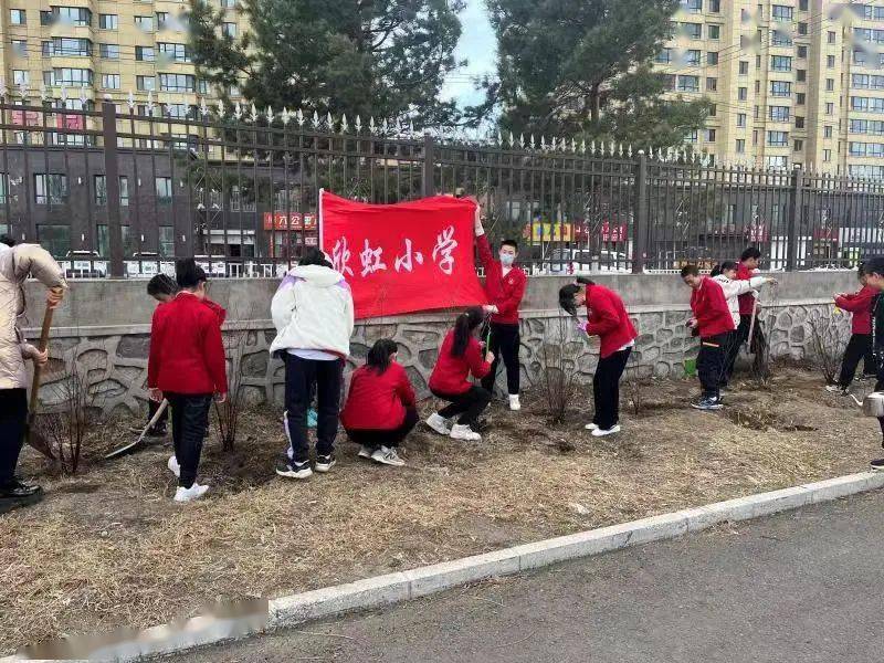 希望校园种希望 我与小树共成长—团市委,市希望工程捐助中心开展植树