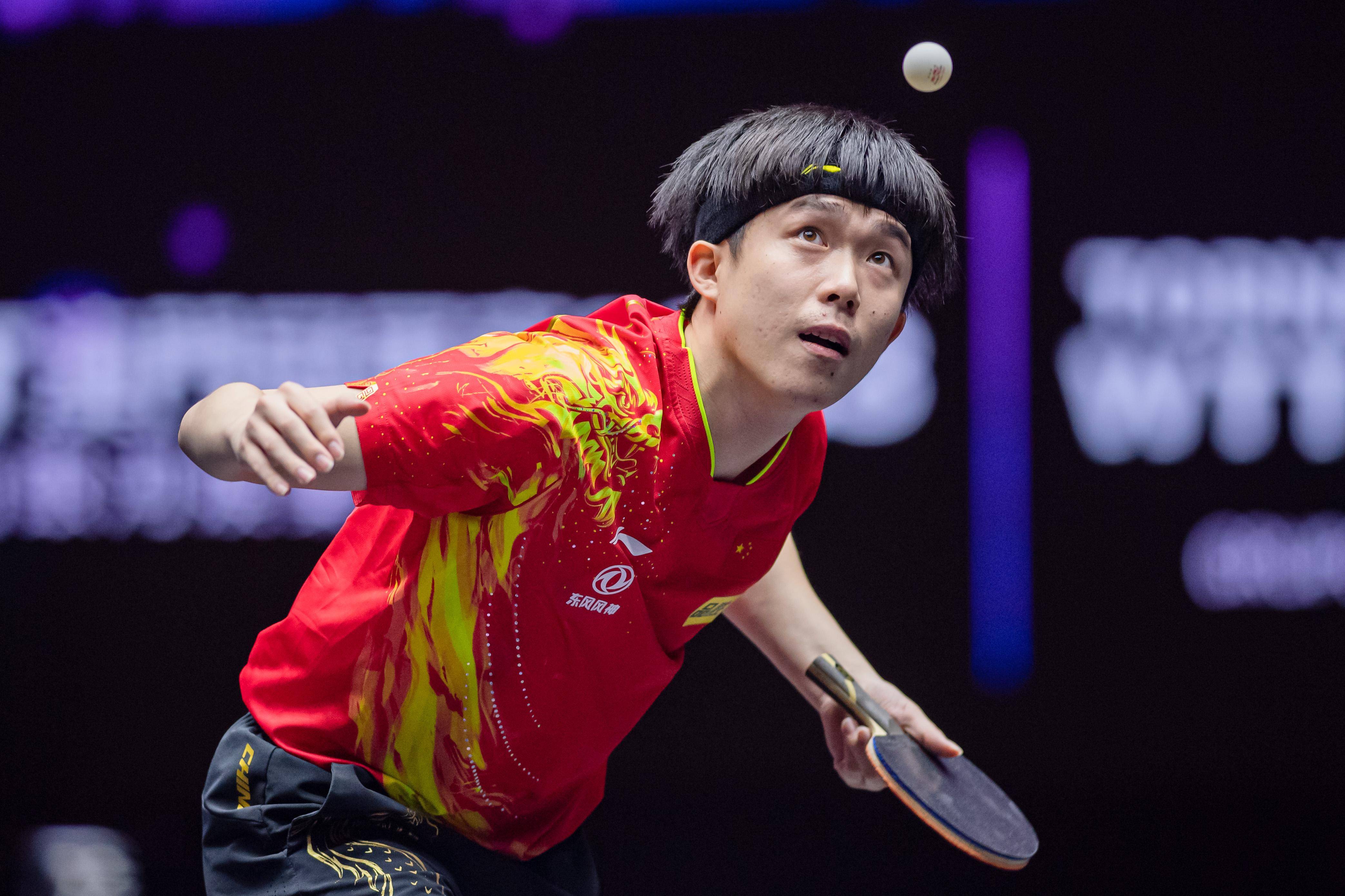 （体育）乒乓球——澳门冠军赛：王楚钦晋级决赛